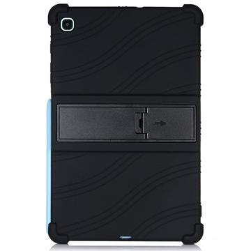 Samsung Galaxy Tab S6 Lite 2020/2022/2024 silikoneetui med kickstand - sort