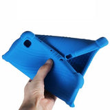 Samsung Galaxy Tab S6 Lite 2020/2022/2024 silikoneetui med kickstand - sort