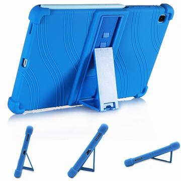 Samsung Galaxy Tab S6 Lite 2020/2022/2024 silikoneetui med kickstand - sort