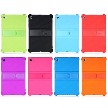 Samsung Galaxy Tab S6 Lite 2020/2022/2024 silikoneetui med kickstand - sort
