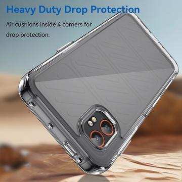 Samsung Galaxy XCover7 Pro Anti-Shock Hybrid Cover - Gennemsigtig