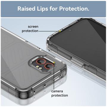 Samsung Galaxy XCover7 Pro Anti-Shock Hybrid Cover - Gennemsigtig