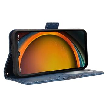Samsung Galaxy XCover7 Pro Kortholder Pung Etui - Blå