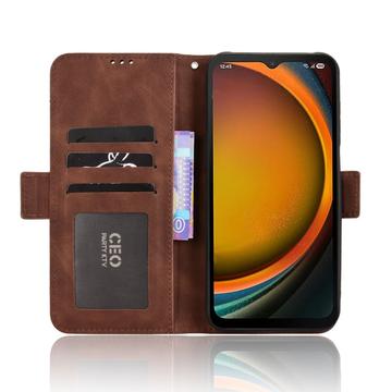 Samsung Galaxy XCover7 Pro Kortholder Pung Etui - Brun