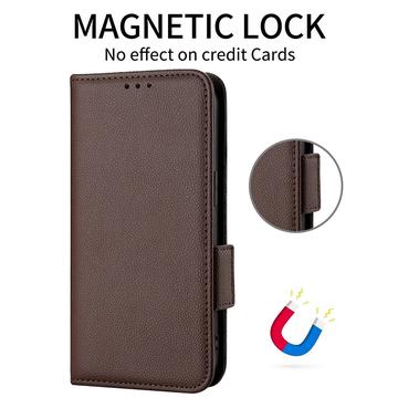 Samsung Galaxy XCover7 Pro Pung med Magnetisk Lukning - brun