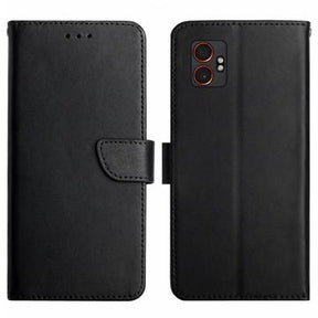 Samsung Galaxy XCover7 Pro Læderpung med Stativ - Sort