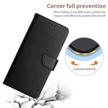 Samsung Galaxy XCover7 Pro Læderpung med Stativ - Sort