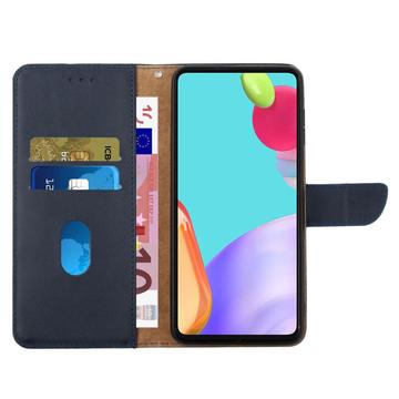 Samsung Galaxy XCover7 Pro Læderpung med Stativ - Blå
