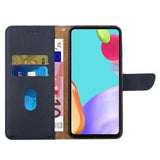 Samsung Galaxy XCover7 Pro Læderpung med Stativ - Blå