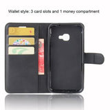 Samsung Galaxy Xcover 4/4s Pung Cover med Magnetisk Lukning - Sort