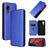 Samsung Galaxy Xcover 5 Flip Cover - Karbonfiber - Blå