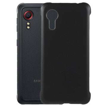 Samsung Galaxy Xcover 5 Gummibelagt Plastik Cover - Sort