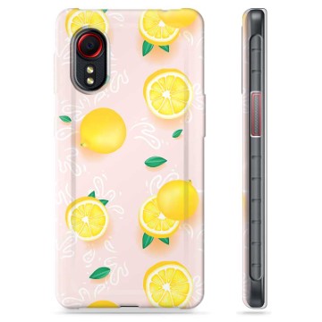 Samsung Galaxy Xcover 5 TPU Cover - Citron Mønster