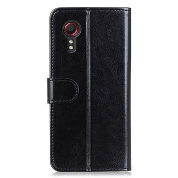 Samsung Galaxy Xcover 7 Pung Taske med Magnetisk Lukning - Sort