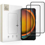 Samsung Galaxy Xcover7/Xcover7 Pro Tech-Protect Glass Fit+ Skærmbeskyttelse Hærdet Glas - 2 stk. - Sort