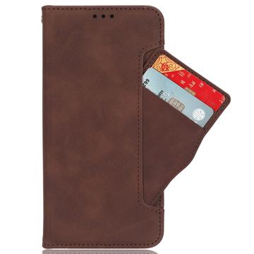 Samsung Galaxy X7 Pung Cover med Kortholder - Brun