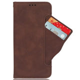 Samsung Galaxy X7 Pung Cover med Kortholder - Brun