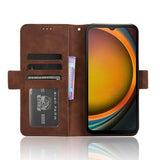 Samsung Galaxy X7 Pung Cover med Kortholder - Brun