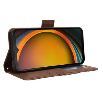 Samsung Galaxy X7 Pung Cover med Kortholder - Brun