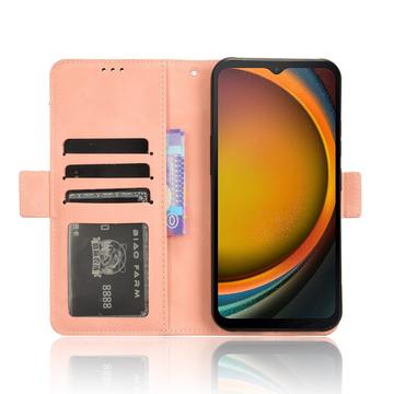 Samsung Galaxy X7 Pung Cover med Kortholder - Pink