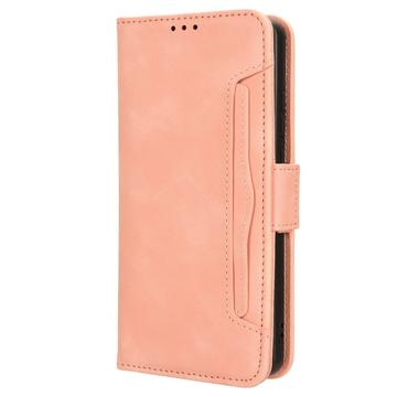 Samsung Galaxy X7 Pung Cover med Kortholder - Pink
