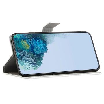 Samsung Galaxy Xcover7 Style Series Pung Taske - Blå Sommerfugl