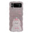 Samsung Galaxy Z Flip4 Stilfuldt TPU Cover med bølget kant - kat