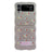 Samsung Galaxy Z Flip4 Stilfuldt TPU Cover med bølget kant - blomster