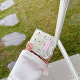 Samsung Galaxy Z Flip4 Stilfuldt TPU Cover med bølget kant - blomster