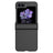 Samsung Galaxy Z Flip5 Gummibelagt Plastik Cover - Midnatsort