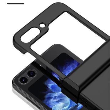Samsung Galaxy Z Flip5 Gummibelagt Plastik Cover - Midnatsort