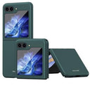 Samsung Galaxy Z Flip5 Gummibelagt Plastik Cover - Grøn