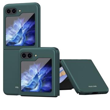 Samsung Galaxy Z Flip5 Gummibelagt Plastik Cover - Grøn