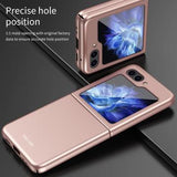 Samsung Galaxy Z Flip5 Gummibelagt Plastik Cover - Grøn