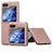 Samsung Galaxy Z Flip5 Gummibelagt Plastik Cover - Rødguld