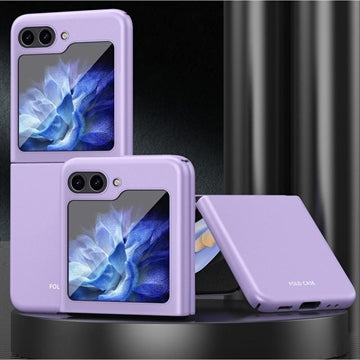 Samsung Galaxy Z Flip5 Gummibelagt Plastik Cover - Lilla