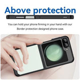 Samsung Galaxy Z Flip6/Z Flip7 FE Anti-Shock Hybrid Cover - Sort