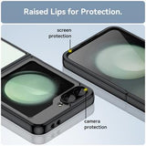 Samsung Galaxy Z Flip6/Z Flip7 FE Anti-Shock Hybrid Cover - Sort