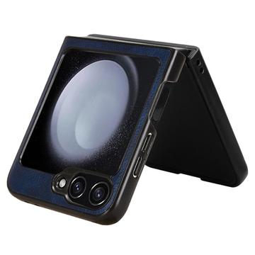 Samsung Galaxy Z Flip6/Z Flip7 FE Belagt Plastikcover - Blå
