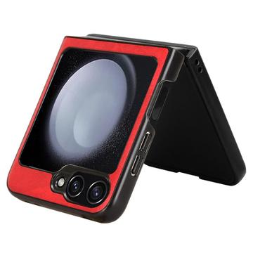 Samsung Galaxy Z Flip6/Z Flip7 FE Belagt Plastikcover - Rød