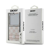 Samsung Galaxy Z Flip6/Z Flip7 FE DKNY Ternet Mønster og Stribe Cover - Pink