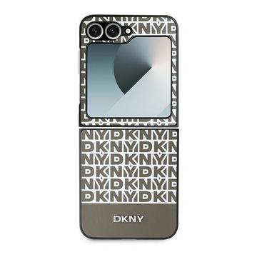 Samsung Galaxy Z Flip6/Z Flip7 FE DKNY Repeat Pattern Bottom Stripe Cover - MagSafe-kompatibel - Brun