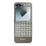 Samsung Galaxy Z Flip6/Z Flip7 FE DKNY Repeat Pattern Bottom Stripe Cover - MagSafe-kompatibel - Brun