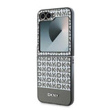 Samsung Galaxy Z Flip6/Z Flip7 FE DKNY Repeat Pattern Bottom Stripe Cover - MagSafe-kompatibel - Brun