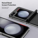 Samsung Galaxy Z Flip6/Z Flip7 FE Dux Ducis Bril Flip Cover - Sort