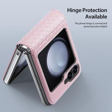 Samsung Galaxy Z Flip6/Z Flip7 FE Dux Ducis Bril Flip Cover - Pink