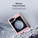 Samsung Galaxy Z Flip6/Z Flip7 FE Dux Ducis Bril Flip Cover - Pink