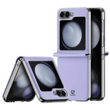 Samsung Galaxy Z Flip6/Z Flip7 FE Dux Ducis Bril Flip Cover - Lilla
