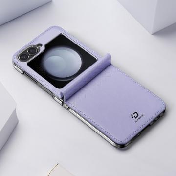 Samsung Galaxy Z Flip6/Z Flip7 FE Dux Ducis Bril Flip Cover - Lilla