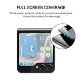 Samsung Galaxy Z Flip6/Z Flip7 FE Skærmbeskyttelse Hærdet Glas - 9H - Full Fit - Sort Kant